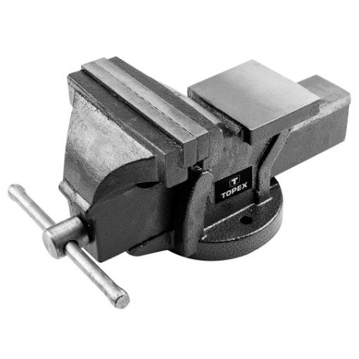 Bench vice with anvils 125mm