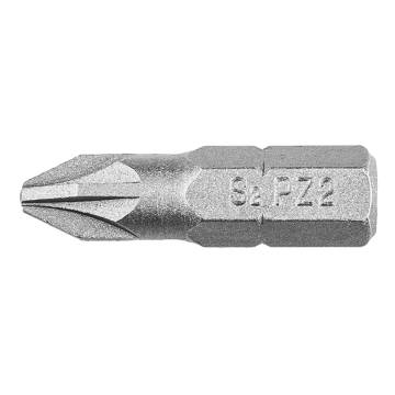 Screwdriver bits PZ2 x 25 mm, 20 pcs