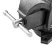 Bench vice with anvils and swivel base 200 mm