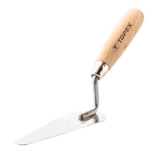Stucco trowel 160 x 20 x 55 mm, stainless steel