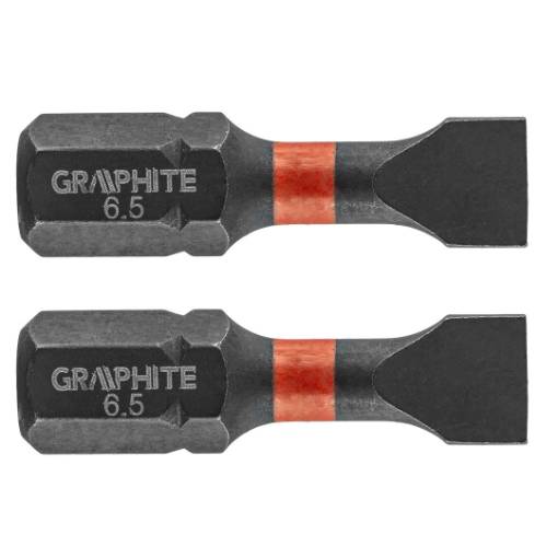Impact bit SL6.5 x 25 mm, 2 pcs