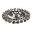Weel brush 125mm x M14 standard twist stainless steel wire 0.50mm