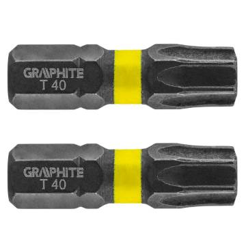 Impact bit TX40 x 25 mm, 2 pcs