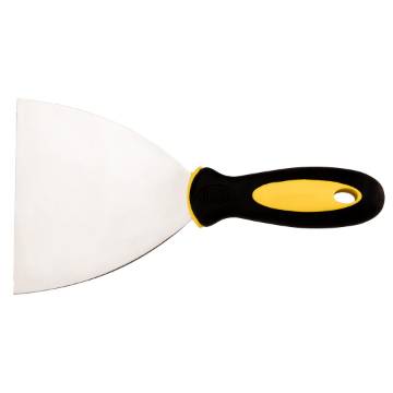 Scraper 125mm, stainless steel blade bimaterial handle