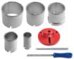 Tungsten carbide hole cutter set - 5pcs. 32-83mm