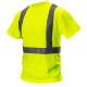 High visibility T-shirt, yellow, size M