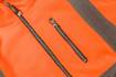 High visibility polar fleece jacket, orange size L