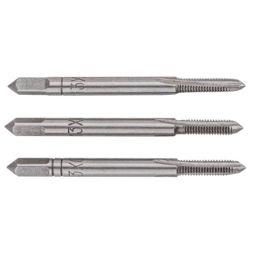 Hand tap M3, DIN 352 3pcs. in plastic box