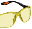 Safety glasses policarbinate yellow lens nylon regulation frame