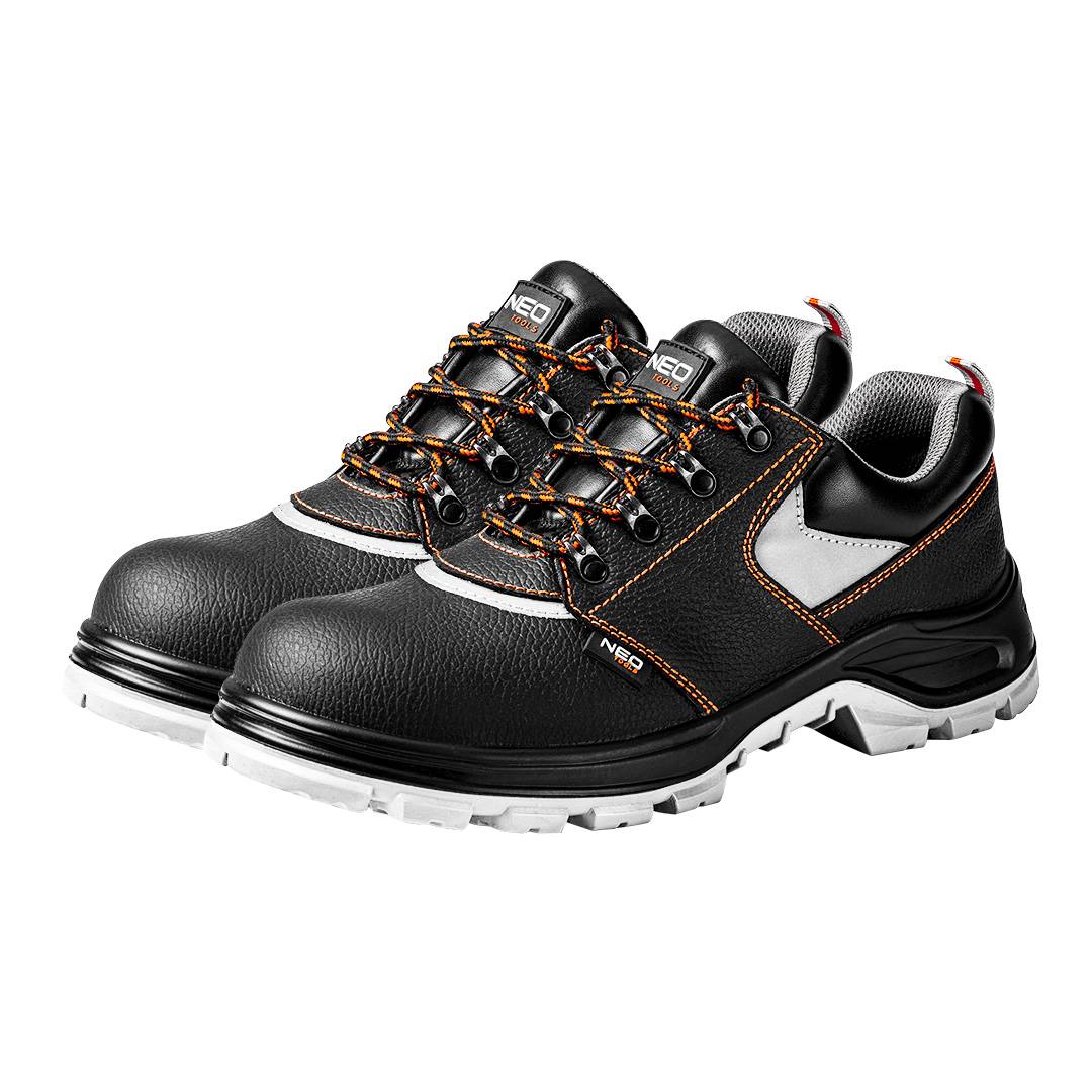 Safety shoes, leather, size 45, CE