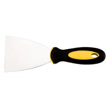 Scraper 75mm, stainless steel blade bimaterial handle