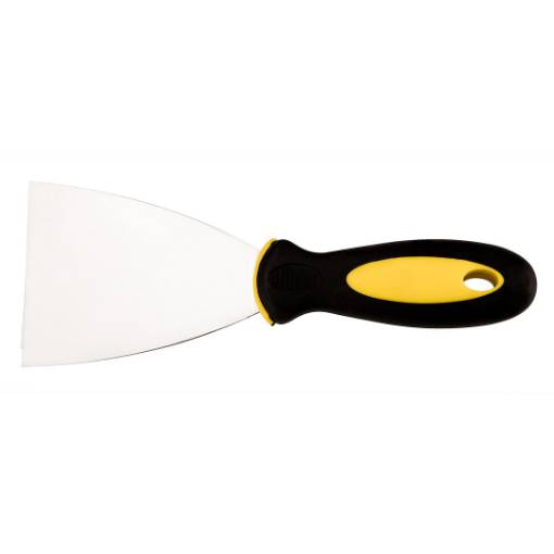 Scraper 75mm, stainless steel blade bimaterial handle