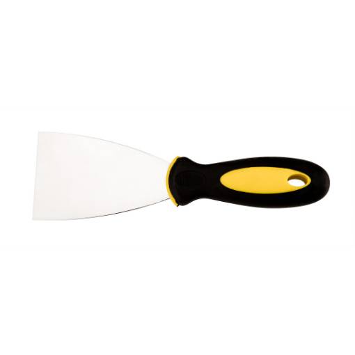 Scraper 63mm, stainless steel blade bimaterial handle