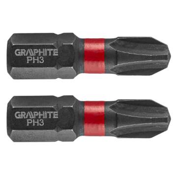 Impact bit PH3 x 25 mm, 2 pcs
