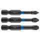 Impact bit PZ1/2/3 x 50 mm, 3 pcs