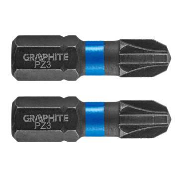 Impact bit PZ3 x 25 mm, 2 pcs