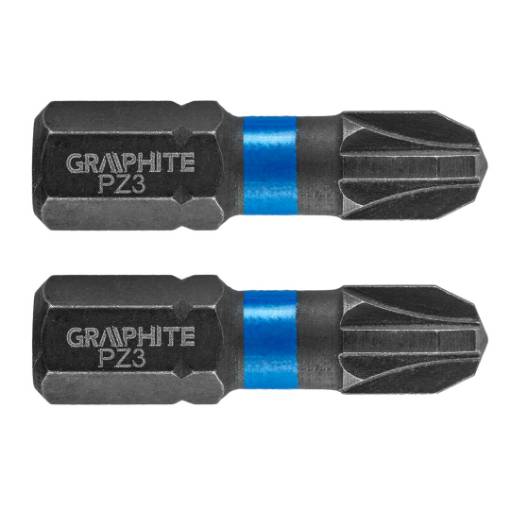 Impact bit PZ3 x 25 mm, 2 pcs