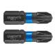 Impact bit PZ3 x 25 mm, 2 pcs