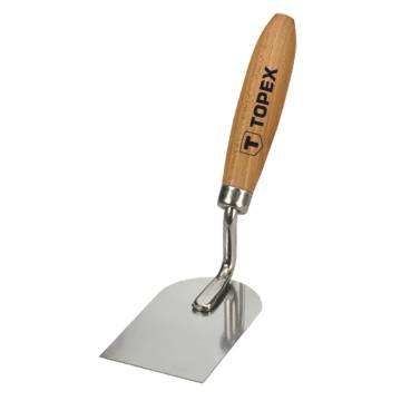Stucco trowel 110 x 80 mm, stainless steel