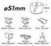 Bi-metal hole saw 51mm
