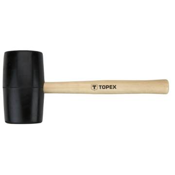 Rubber mallet 72mm/900g, hard wood handle