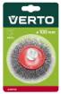 Bevel brush 100mm, crimped wire