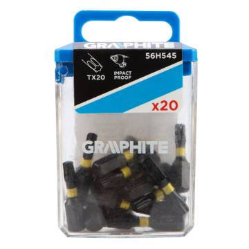 Impact bits TX20 x 25 mm, 20 pcs