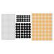 Felt and foam EVA self-adhesive pads, mix, 124 pcs