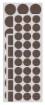 Adhesive EVA foam pads, brown, 120 pcs