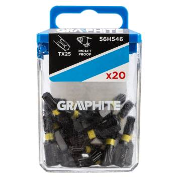 Impact bits TX25 x 25 mm, 20 pcs