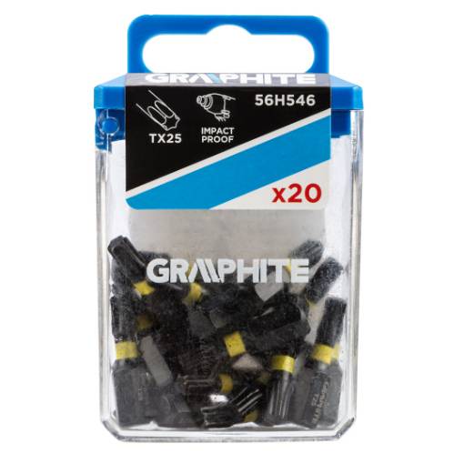 Impact bits TX25 x 25 mm, 20 pcs