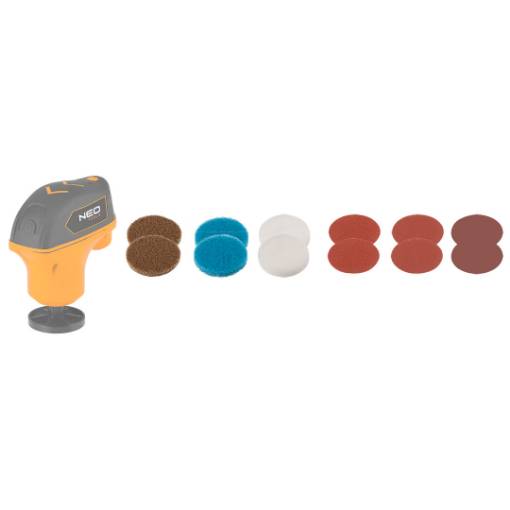 Accessory set for mini polisher 04-604 6 pcs
