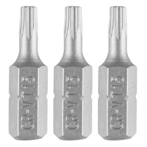 Torx bits T15 x 25 mm, 3 pcs