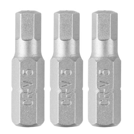 Hex bits H5 x 25 mm, 3 pcs