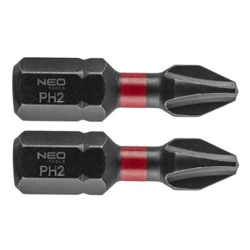 Impact bits PH2 x 25 mm, 2 pcs.
