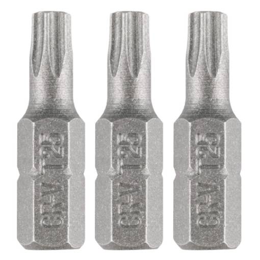 Torx bits T25 x 25 mm, 3 pcs