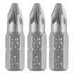 Bits PZ2 x 25 mm, 3 pcs
