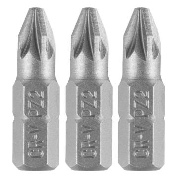 Bits PZ2 x 25 mm, 3 pcs