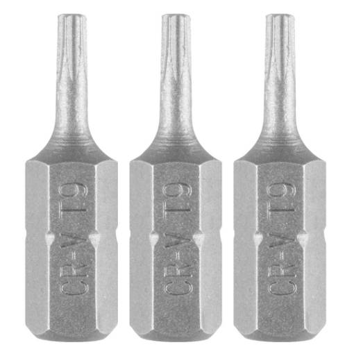 Torx bits T9 x 25 mm, 3 pcs