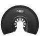 HM semicircular disc for ceramics, 85 mm