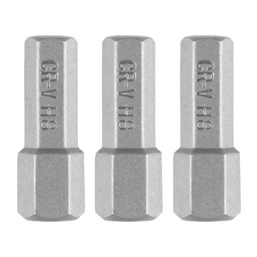 Hex bits H8 x 25 mm, 3 pcs