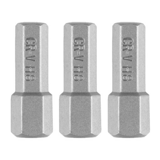 Hex bits H8 x 25 mm, 3 pcs