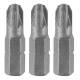 Bits PZ3 x 25 mm, 3 pcs