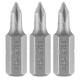 Bits PH0 x 25 mm, 3 pcs