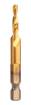 Keermepuuride komplekt M3-M10 HSS TiN 1/4″  kuuskant, 6 tk, metallile