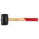 Rubber mallet 60 mm/400 g, wooden handle