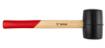 Rubber mallet 60 mm/400 g, wooden handle
