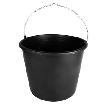 Bucket 16 l, metal handle