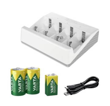 Laadija 2x1.2V D, 1x9V