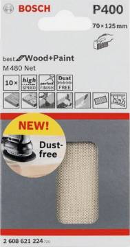 Abrasiivvõrk M 480 70X125mm, G400, 10 tk.